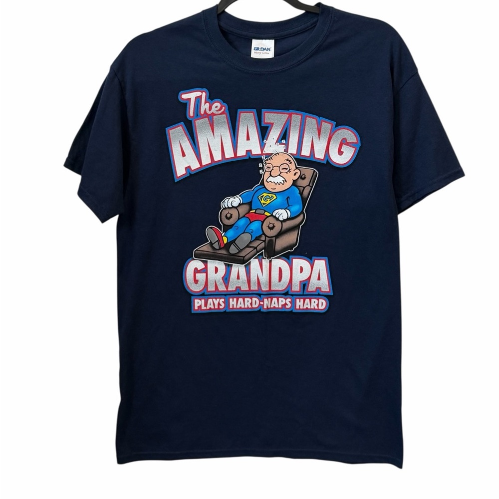 The‎ Amazing Grandpa Navy Graphic Tee
